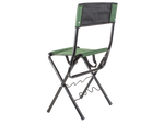 Fishing chair backrest with rod holder
