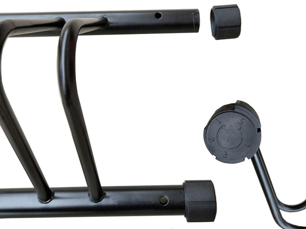 Support pour 3 vélos service de stockage de vélos barrières de parking