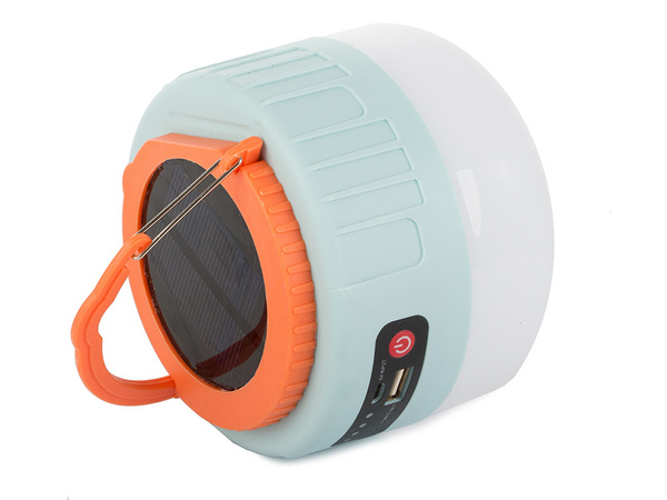 Napelemes utazási fény kempingezéshez usb led távirányítóval