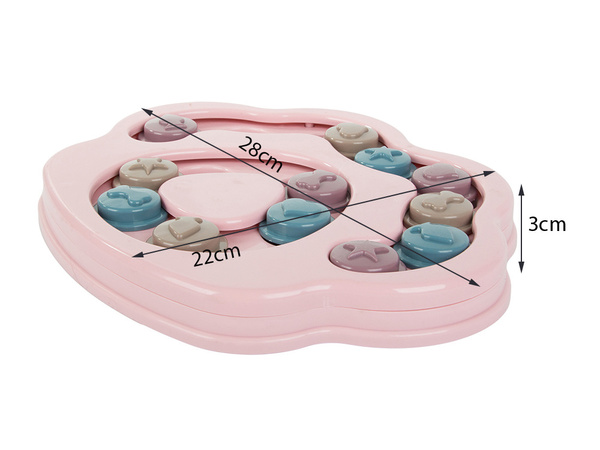 Vzdelávacia hračka pre psov logická hra s pamlskami čuchová puzzle hra