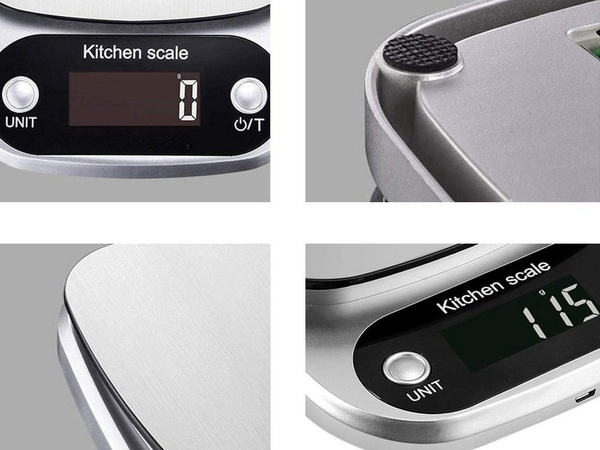 Elektronické kuchynské váhy lcd domáca presnosť do 3 kg 0,1 g