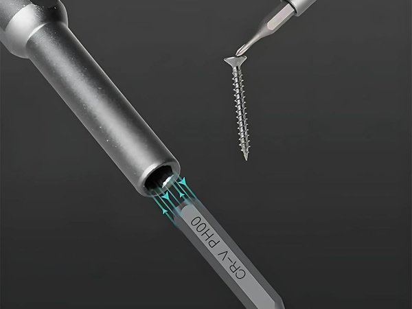 Präzisionsschraubendreher-bitsatz magnetische bits 24 bits + koffer