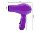 Folding travel hair dryer quiet 850w
