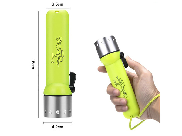 Lanternă de scufundări impermeabilă 50m