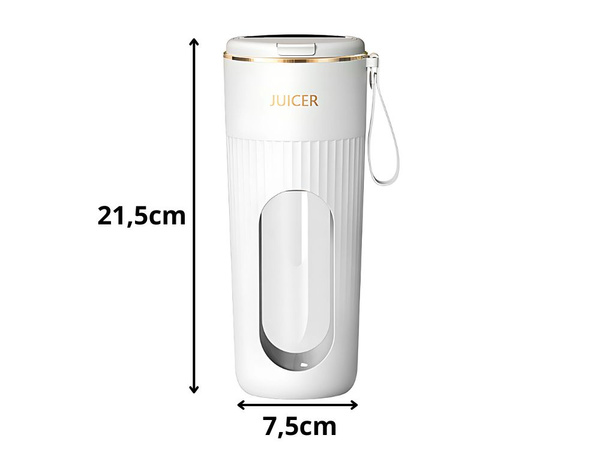 Blender for smoothies, cocktails and juices, portable, USB, wireless, handy