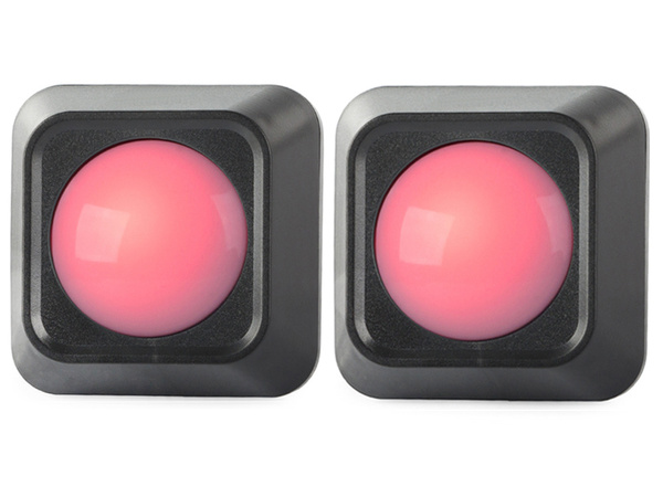 Wireless rgb led night light remote control 2 pieces