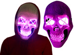 Máscara de calavera led halloween brillante led fiesta