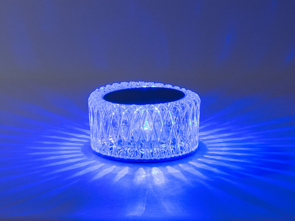 Kristāla galda lampa rezultātā rgb usb tālvadības pults