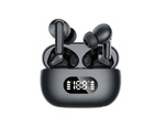 Écouteurs intra-auriculaires sans fil bluetooth avec étui de chargement à led et microphone