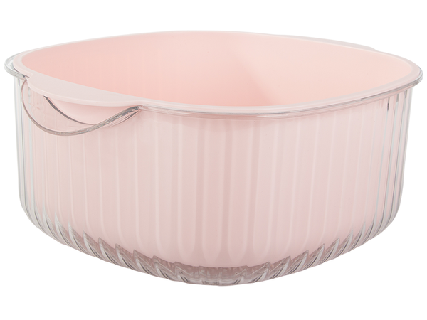 Double bowl for washing fruit colander strainer basket strainer strainer