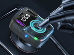 Auto mp3/wma ülevõtja 2xusb + usb c bluetooth 5.3 led qc 3.0