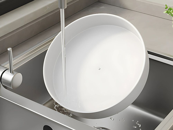 Otočný organizér univerzální zásobník 25 cm kuchyňské kořenky koupelna bílá