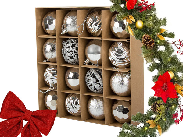 Choinka bombes for choinka 6cm set of 16 pc bombes decoration holy holiday designs
