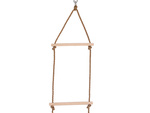 Garden rope ladder for children wooden swing climbing