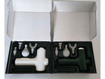 Pistolet de massage du dos masseur de jambes pistolet de massage puissant 4 embouts