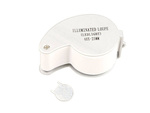 Loupe de bijoutier pliante 2 led 40x