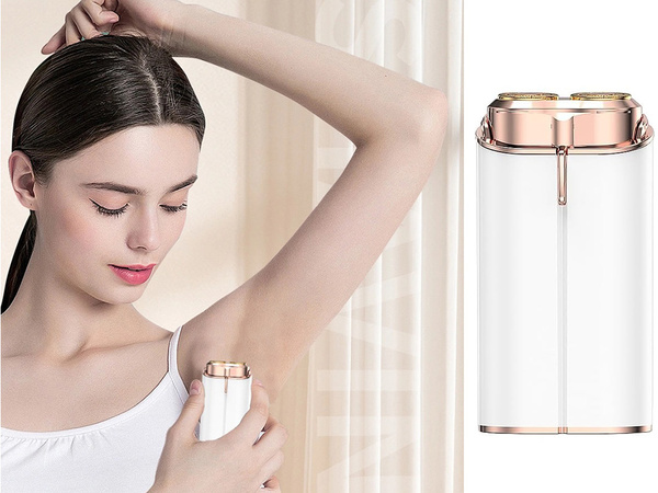 Frauen bikini körper rasierer depialtor 2 scheiben batterien