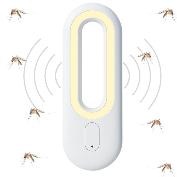 Elektrischer ultraschall-abwehrer für insekten, moskitos und andere insekten nachtlampe
