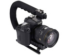 Vlogging kit grabación vídeo trípode micrófono soporte teléfono