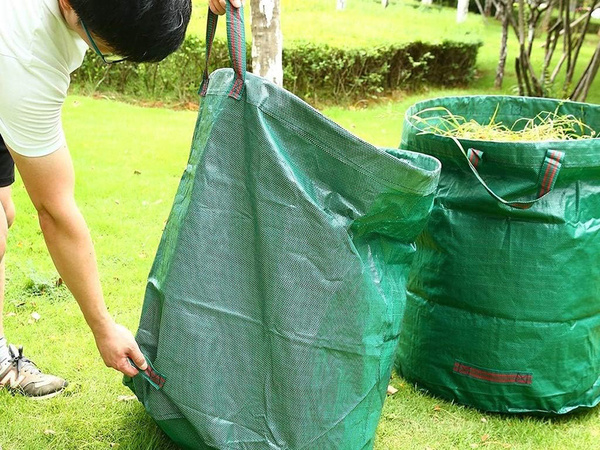 Garden bag bag garden leaf catcher grass container 120l strong large