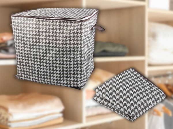 Armario contenedor tela organizador ropa lino plegable 100l
