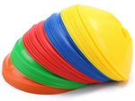 Training cones flexible mushroom plates