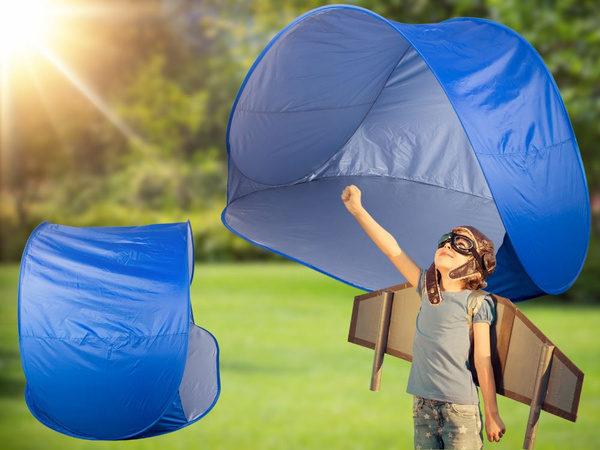 Nagy strand sátor önálló összecsukható uv kerti képernyő fedél