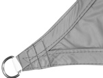 Vela de sombra impermeable de jardín 3x2m gris rectángulo toldo