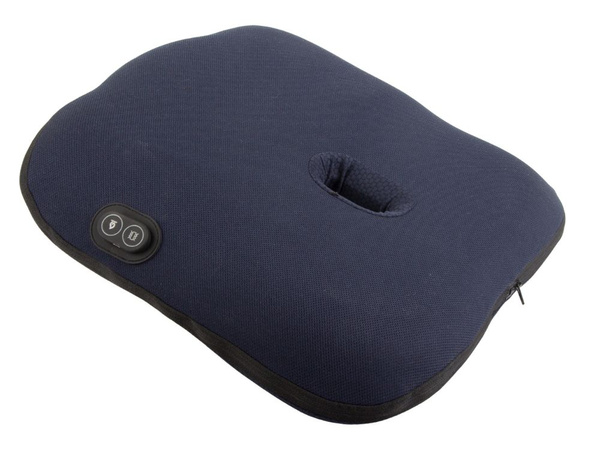 Heated seat cushion with vibration massage for armchair or chair