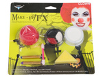 Grima komplekts klauna deguns halloween grims cosplay grims