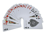 Balíček pokerových kariet s povrchovou úpravou 54 ks