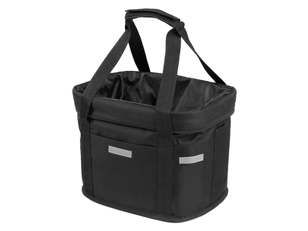 Grand panier de vélo panier de vélo en métal cliquer sur le guidon spacieux