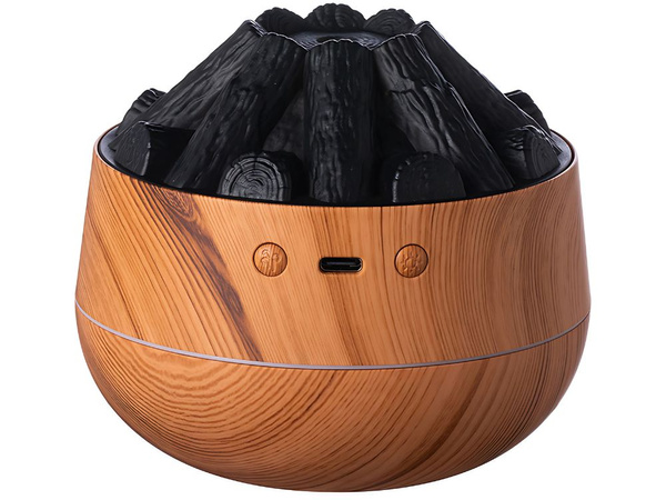 Humidificateur d'air feu de campus led usb diffuseur à ultrasons pour la maison et le bureau