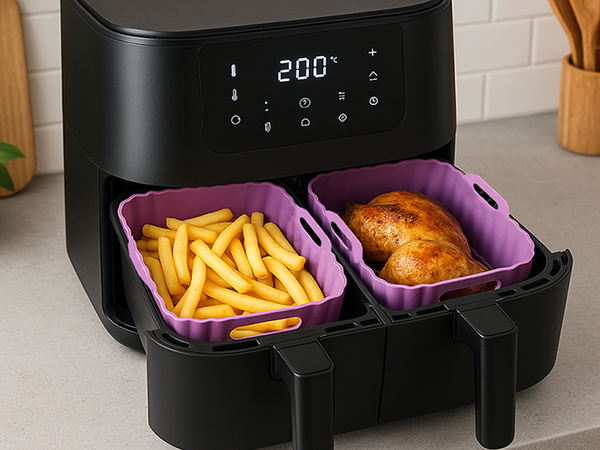 Inserto de silicona para freidora sin aceite airfryer molde para hornear