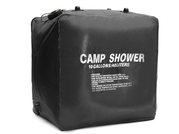 Solar camping shower 40l field tourist shower with hose set