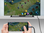 Usb-c na hdmi 4k 60hz 18cm usb 3.1-c laptop adaptérový kábel transaktér