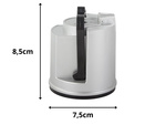 Electric knife and kitchen scissor sharpener with suction cup, rechargeable