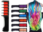 Crayon de teinture lavable pour cheveux 10pcs