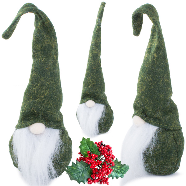 Skrzat krasnal świąteczny mikołaj gnom pod choinkę