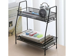 Estante de cocina organizador de cocina de pie especiero loft de dos niveles