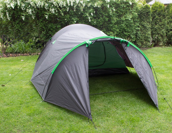Tente tourisme 3 personnes 2 entrées moustiquaire camping impermeable