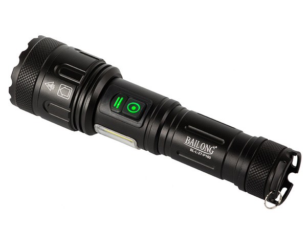 Torche tactique bailong cree led xhp160 cob power
