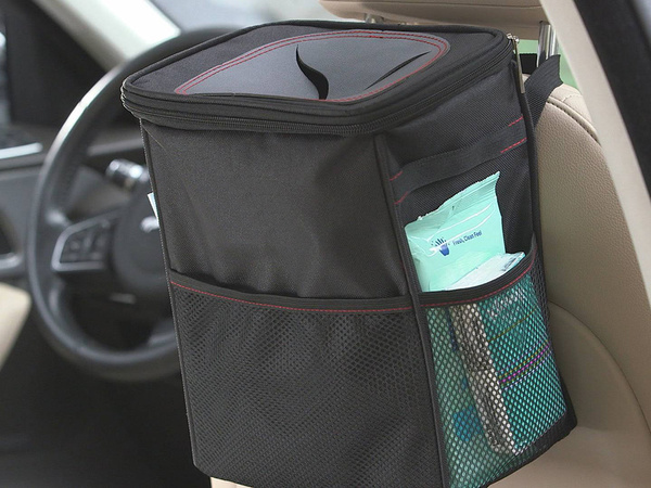 Car dustbin mini bin organiser