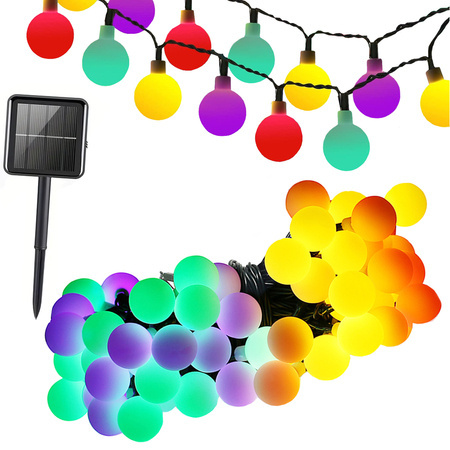 Solar garden garland lights 40 led multicolour