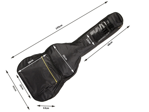 Akustična klasična kitara kovček z žepi naramnic kitara imetnik