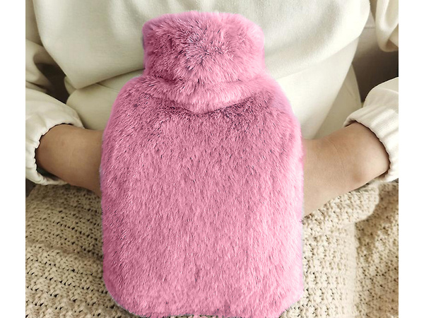 Peluche caoutchouc thermofor chauffant grand en couverture fourrure douce