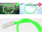 Led svetloba za pse in kočke vodoodporna nastavljiva 47cm usb