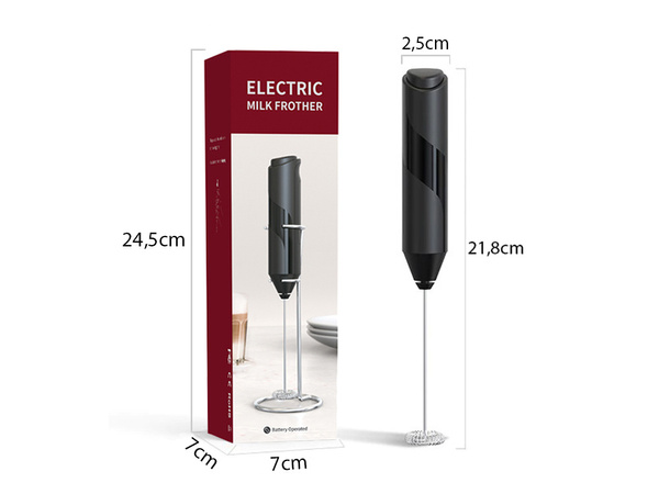 Spieniacz ubijacz do mleka kawy mini mikser stojak