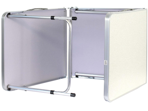 Folding travel table camping garden table large 180x60 suitcase