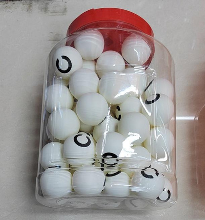 PELOTAS 60 PIEZAS BLANCAS (24)